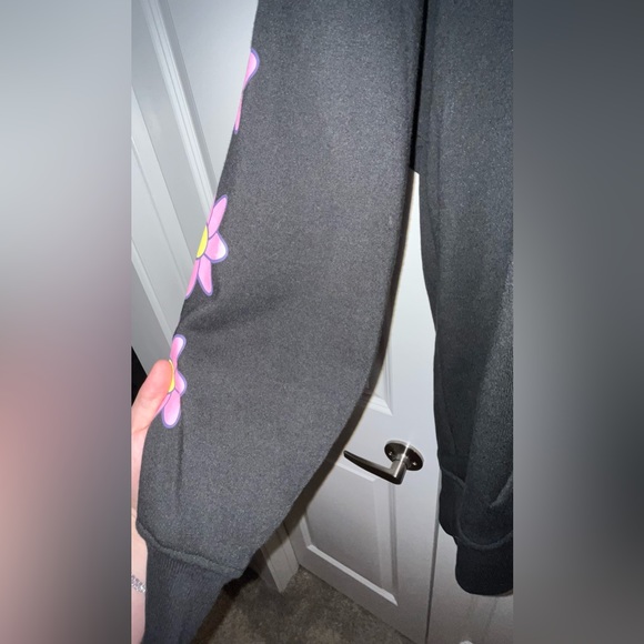 NWT Forever 21 Happy Face Graphic Zip-Up Hoodie Size Medium - Picture 11 of 14